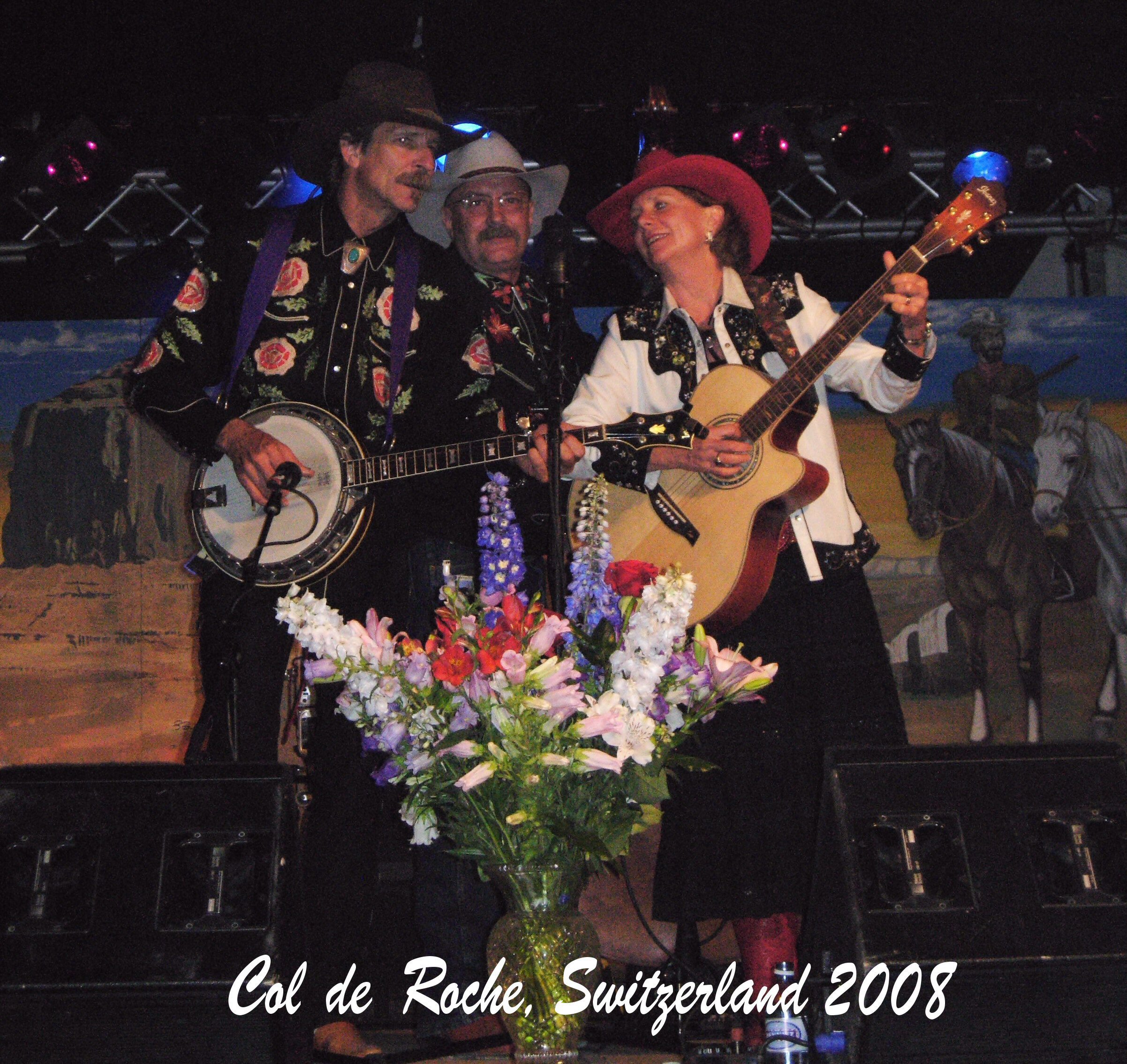 Onstage at Col de Roch, Switzerland